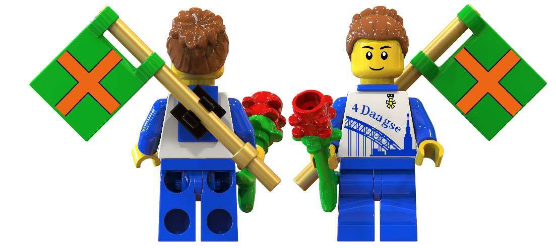 4Daagse poppetje blauwe dinsdag editie